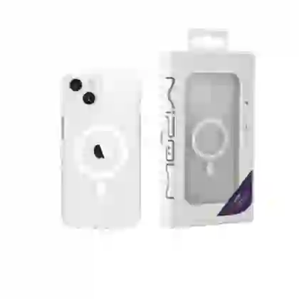 Ốp lưng iPhone 13 Mipow Tempered Glass With Magsafe Transparent 3