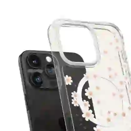 Ốp lưng iPhone 15 Pro Max Spigen Cecile White Daisy Mag 3