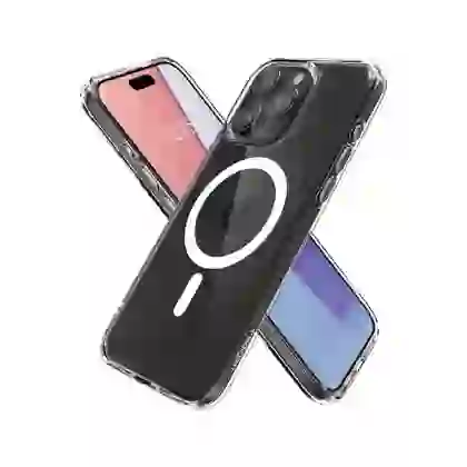 Ốp lưng iPhone 15 Pro Spigen Crystal Hybrid with Magsafe 7