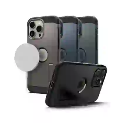 Ốp lưng iPhone 15 Pro Spigen Tough Armor hỗ trợ sạc Magsafe 3