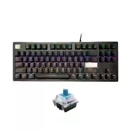 Bàn Phím Cơ Có Dây Dareu Ek87 V2 Multi Led Đen 1