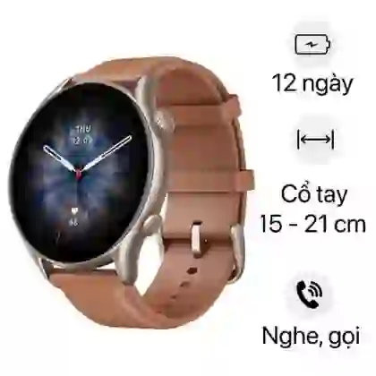 Đồng hồ thông minh Amazfit GTR 3 PRO dây da 1