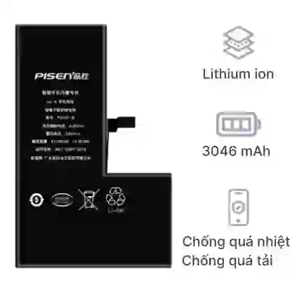 thay pin iPhone 11 Pro chính hãng Pisen 3