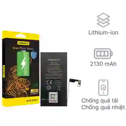 thay pin iPhone 7 dung lượng cao chính hãng Pisen 1