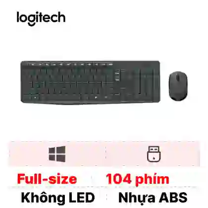 Combo bàn phím + chuột không dây Logitech MK235 ( Xả tồn ) 1