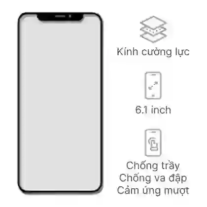 ép kính iphone xr chính hãng orizin 1