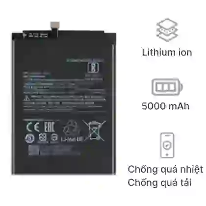pin Xiaomi Redmi 10 1
