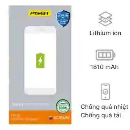 thay pin iPhone 6 chính hãng Pisen 2