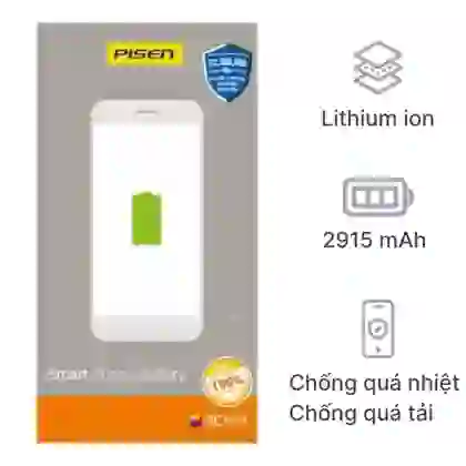 thay pin iPhone 6 Plus chính hãng Pisen 2