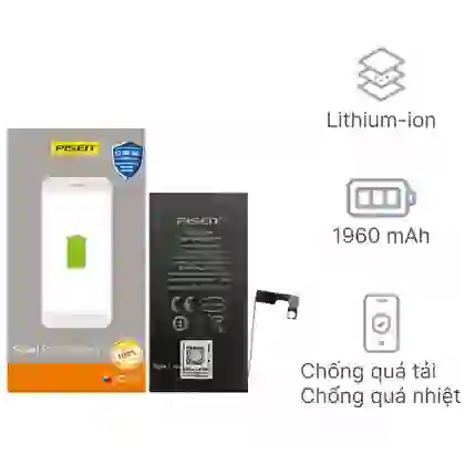 thay pin iPhone 7 chính hãng Pisen 1