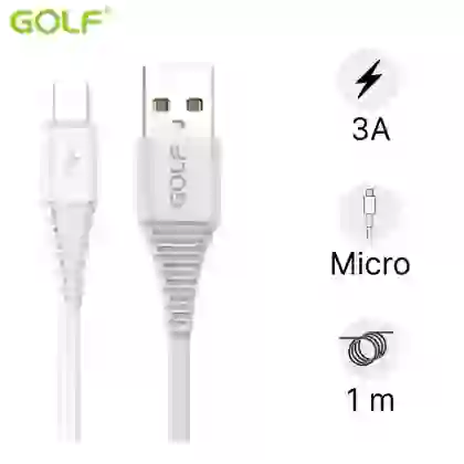 Cáp Golf Micro Sạc Nhanh 3A Golf GC-64M Dài 1m 1