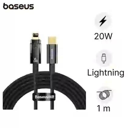 Cáp sạc nhanh tự ngắt Baseus Explorer Series Type-C to iPhone 20W 1M 1
