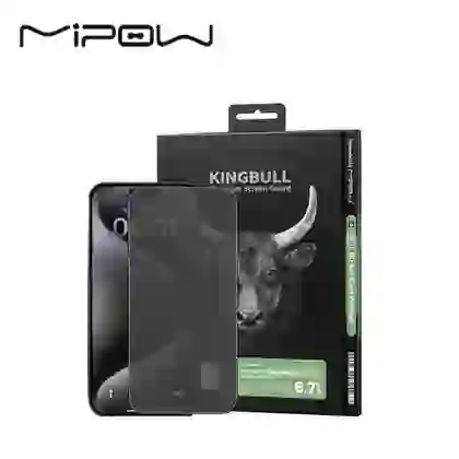 Dán cường lực iPhone 15 Pro Max Mipow Anti-Glare chống va đập nhám 1