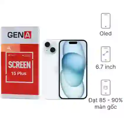 thay màn hình iPhone 15 Plus chính hãng GENA 1