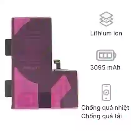 thay pin iPhone 13 Pro chính hãng Pisen 3