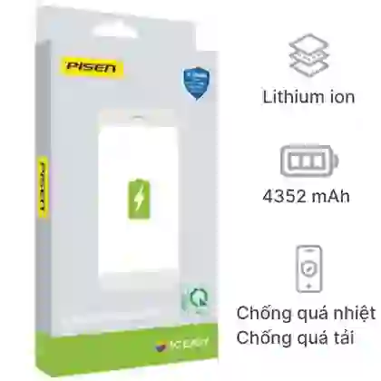 thay pin iPhone 13 Pro Max chính hãng Pisen 2
