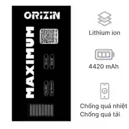 thay pin iPhone 12 Pro Max dung lượng cực đại chính hãng Orizin 1