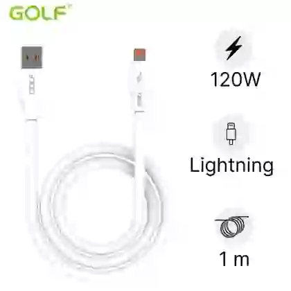 Cáp sạc Golf USB-A to Lightning sạc nhanh 120W GC-98I 1M 1