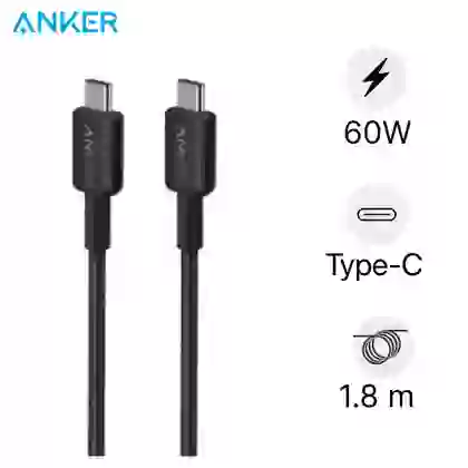 Cáp sạc Anker 322 Type C to Type C dài 1.8m - A81F6 1