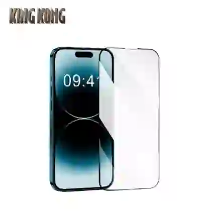 APPLE IPHONE 15 PRO DÁN CHỐNG VA ĐẬP KINGKONG FULL CAO CẤP ĐEN 1