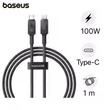 Cáp Baseus Unbreakable Series Type-C to Type-C 100W 1M 1