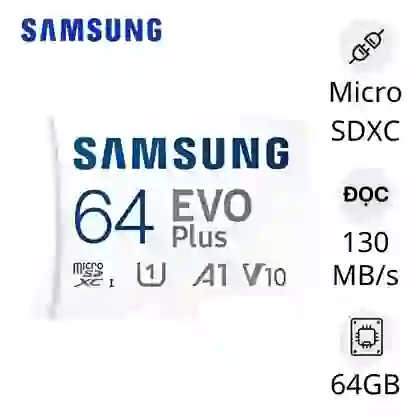 Thẻ nhớ Samsung Evo Plus 130MPS 1