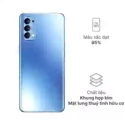 Thay vỏ OPPO Reno 4 - Xanh 1