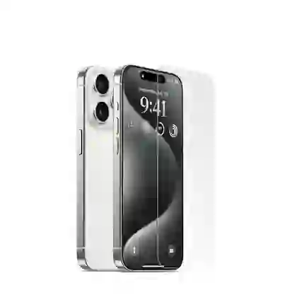 Dán cường lực iPhone 15 Pro chống va đập Full màn hình 4D5D 1