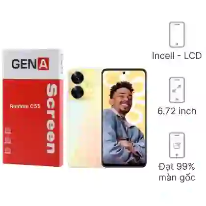 Thay màn hình Realme C55 chính hãng GENA loại Pro 1