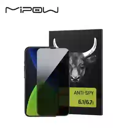 Dán cường lực iPhone 14/13/13 Pro Mipow Premium Privacy chống nhìn trộm Full cao cấp 1