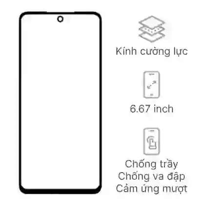 Thay ép kính Xiaomi Redmi K70E 1