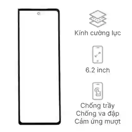 thay ép kính màn hình ngoài Samsung Galaxy Z Fold 4 1
