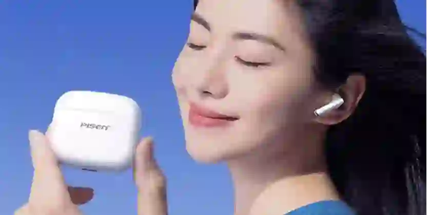 TAI NGHE PISEN BUDS P1 TRUE WIRELESS TRẮNG 1