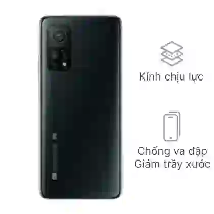 Thay kính lưng Xiaomi Mi 10T Pro hãng Safety-Bạc 1