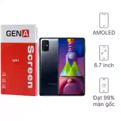 Thay màn hình Samsung Galaxy M51 nguyên khung chính hãng GENA 1