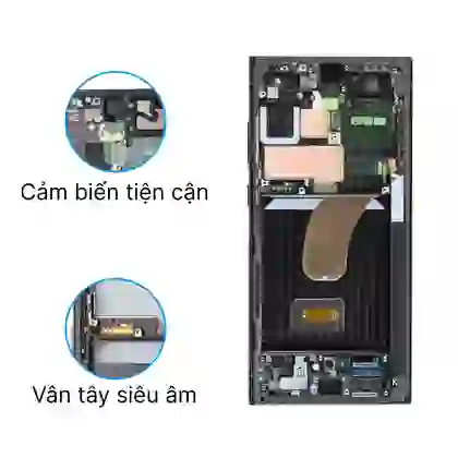 màn hình nguyên khung GENA  loại A+  thay cho Samsung S23 Ultra 6
