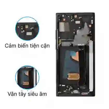 Thay màn hình Samsung Galaxy Note 20 Ultra nguyên khung chính hãng GENA loại A+ Size 6.8 6