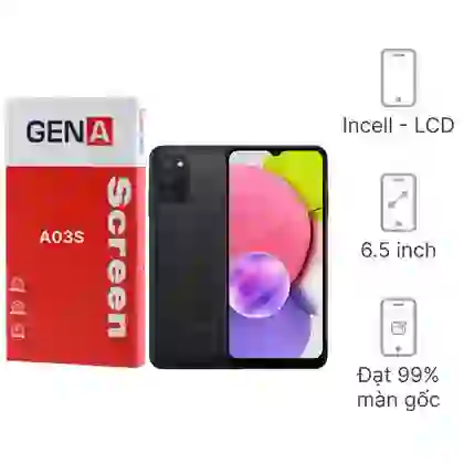 Thay màn hình Samsung Galaxy A03S chính hãng GENA loại Pro 1