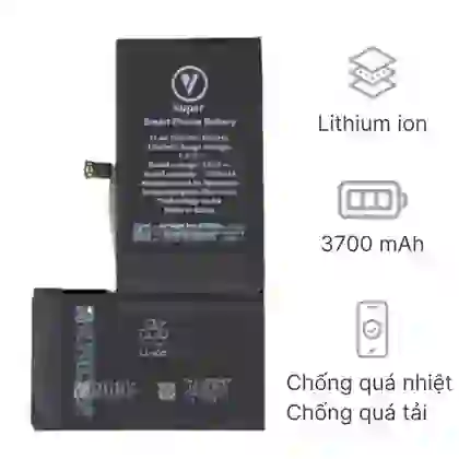 thay pin iPhone XS Max dung lượng siêu cao chính hãng Vmas 2