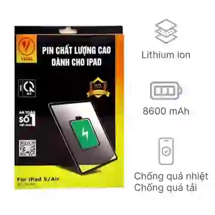 Thay pin iPad Air 1 chính hãng Vmas 1