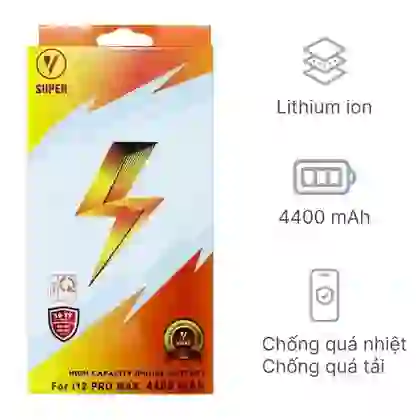 Thay pin iPhone 12 Pro Max dung lượng siêu cao chính hãng Vmas 2