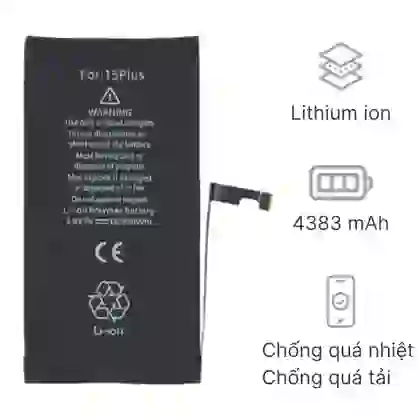 Thay pin iPhone 15 Plus chính hãng Pisen 2