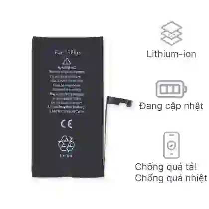Thay pin iPhone 15 Plus dung lượng siêu cao chính hãng GENA 1
