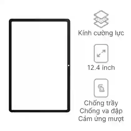 Thay ép kính Samsung Galaxy Tab S9 FE Plus 1