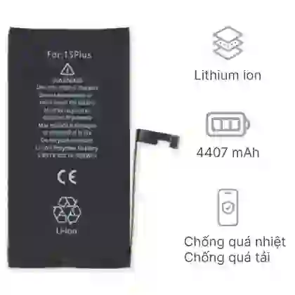 Thay pin iPhone 15 Plus chính hãng Vmas 2