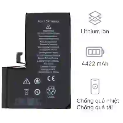Thay pin iPhone 15 Pro Max chính hãng Vmas 2