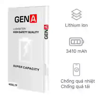 Pin dung lượng siêu cao chính hãng GENA thay cho iPhone 7 Plus 2