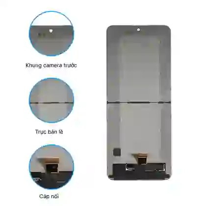 thay màn hình mặt trong samsung z flip 3 4