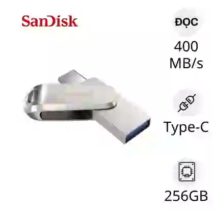 USB OTG 3.1 Sandisk Ultra Dual Drive Type-C DDC4 128GB 1