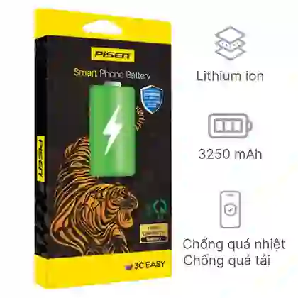 Thay pin iPhone XR dung lượng cao chính hãng Pisen 2